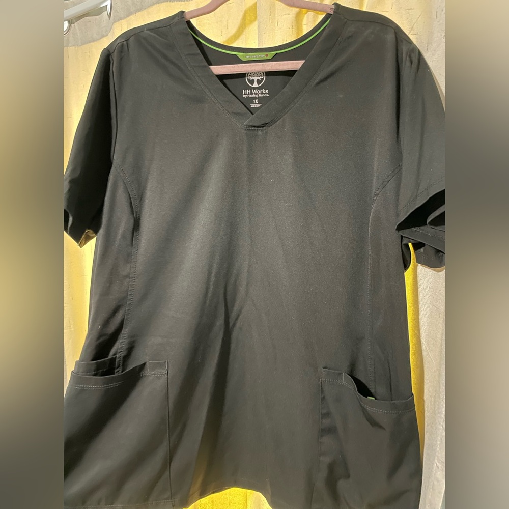 Black Scrub Top